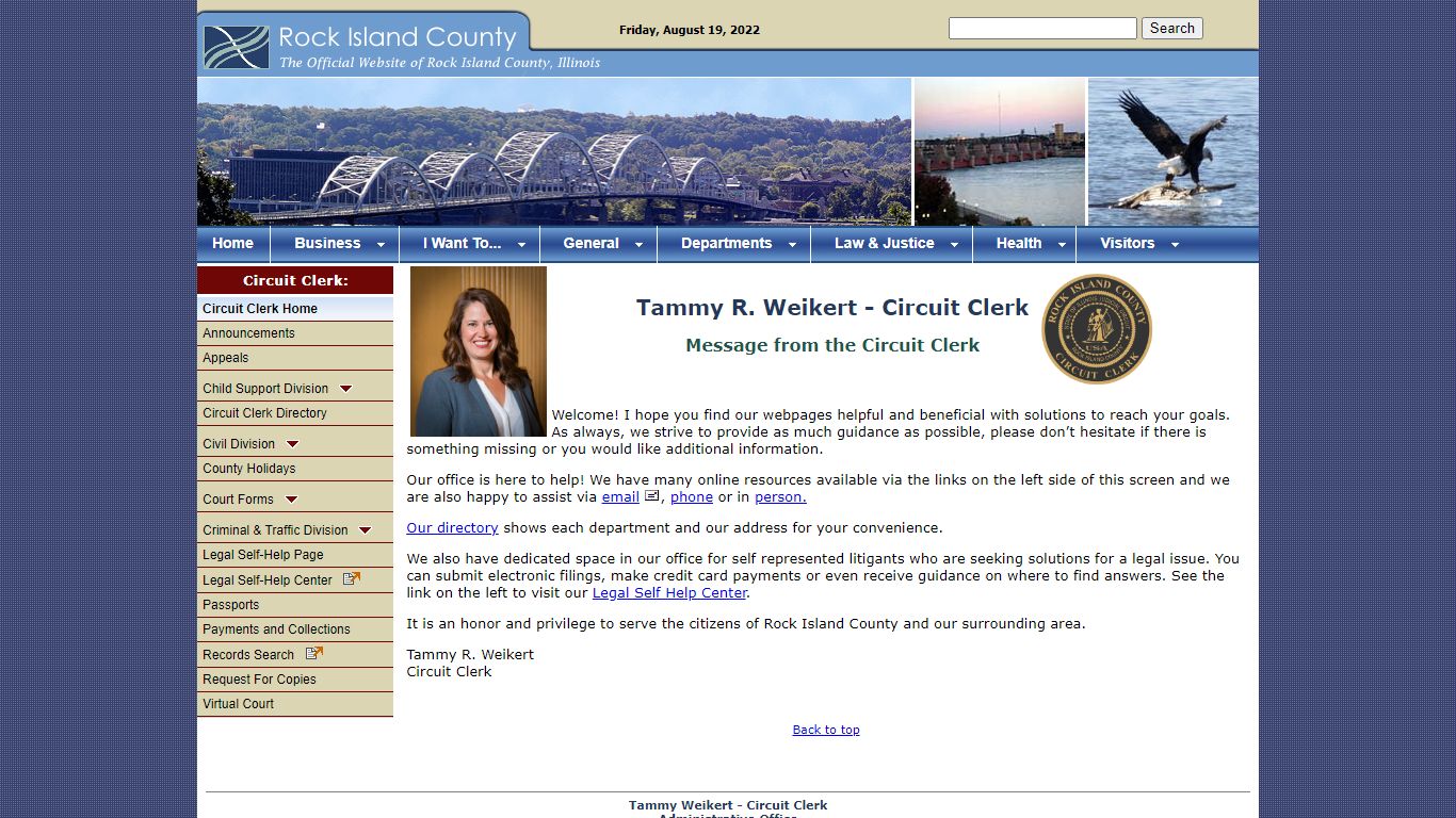 Rock Island County Circuit Clerk - Home Page